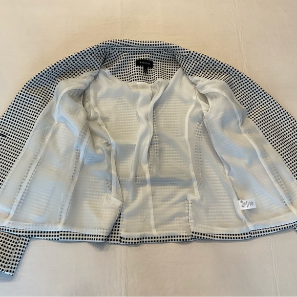 Talbots Black & White Checkered Blazer- Size M - NWOT - Picture 3 of 9